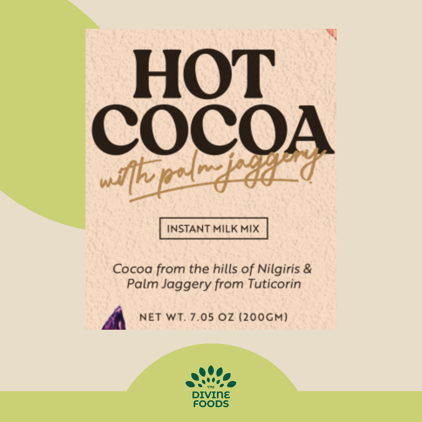 Drinking Chocolate (Hot Cocoa) Instant Mix Made with Palm Jaggery | Finest Jaggery and Cocoa