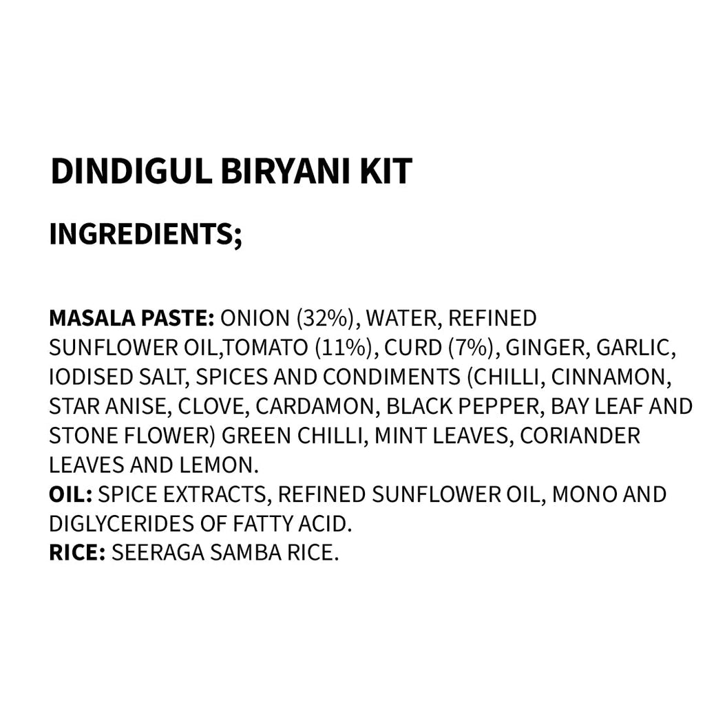 Dindigul Biryani (Preservative Free)