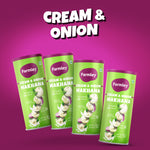 Cream & Onion - Pack of 4 (77g)