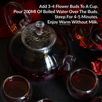 Pack of 2 Herbal Flower Teas | Hibiscus Tea & Blue Pea Tea | 120 Servings