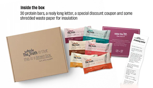 Personalised Box - Pack of 30 Protein Bars