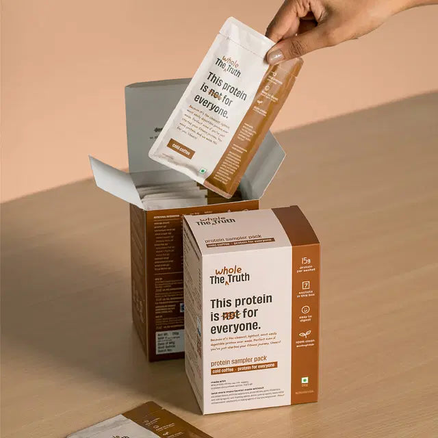Cold Coffee 15 g Protein Powder - Sampler Pack of 7