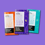 Assorted 70% Dark Cocoa Bar Sweetened with Dates - Pack of 3