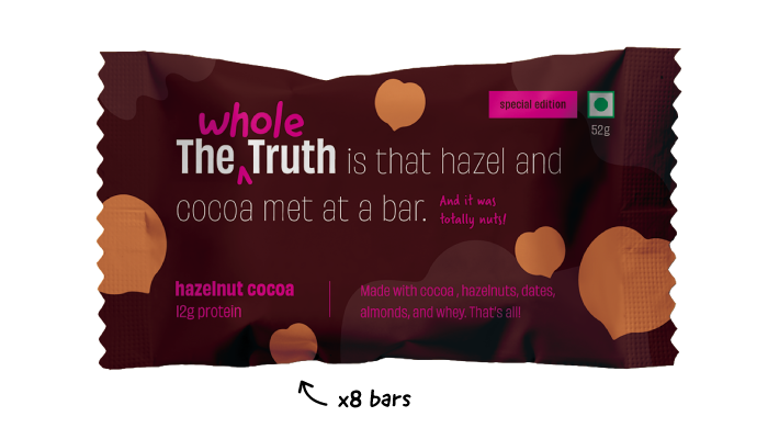Hazelnut Cocoa Protein Bars - Box of 8