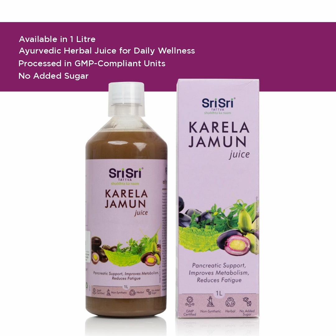 Karela Jamun Juice | Supports Metabolic Balance, Energy & Overall Wellness | 1 L