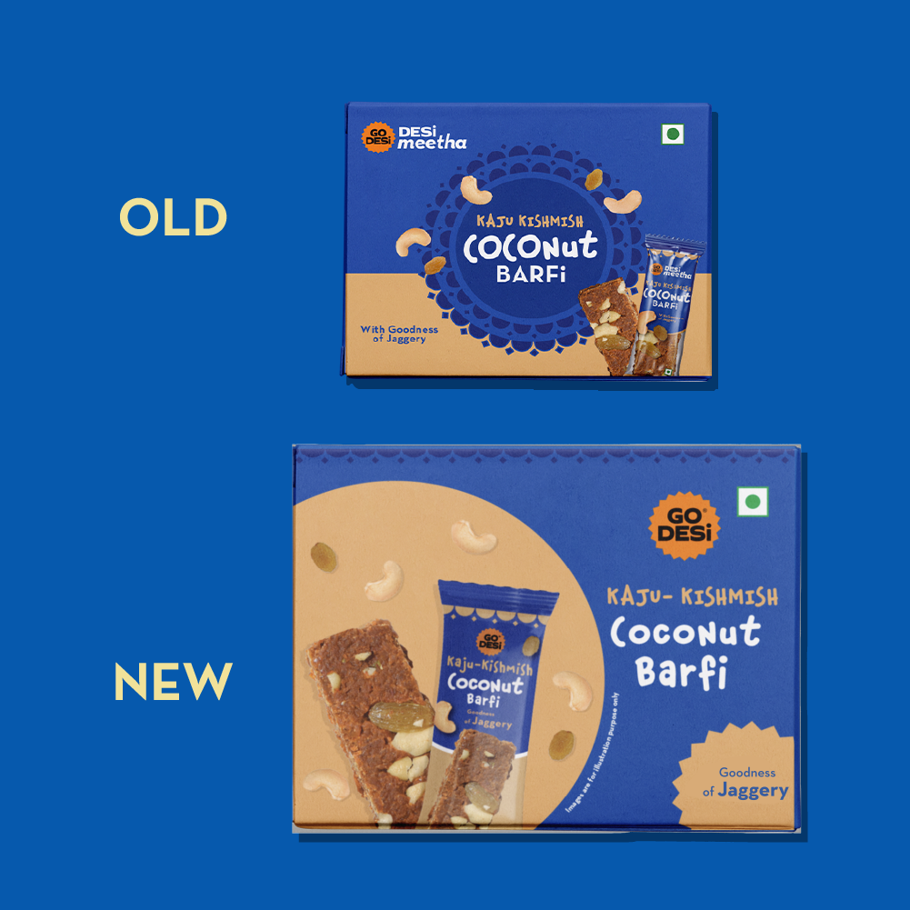 Kaju Kishmish Coconut Burfi | With Goodness of Jaggery