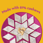 Premium Kaju Katli | Made with 61% Cashews