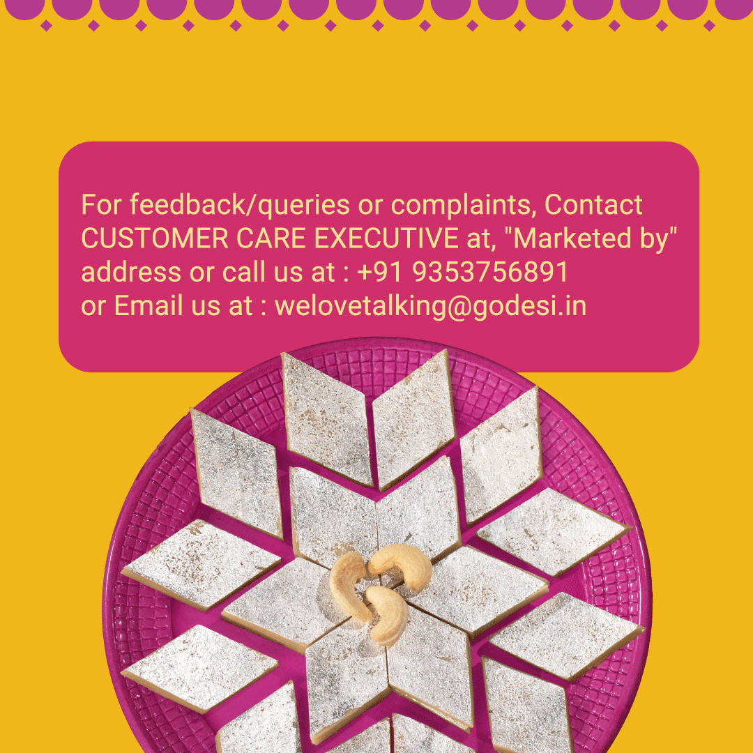 Premium Kaju Katli | Made with 61% Cashews