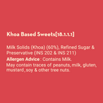 Milk Peda | Made with 66% Khoa