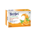 Orange & Tulsi Soap - Cleanses, Freshens & Detoxifies Body, 100 g