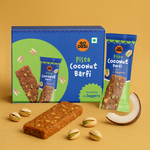 Pista Coconut Burfi | With Goodness of Jaggery