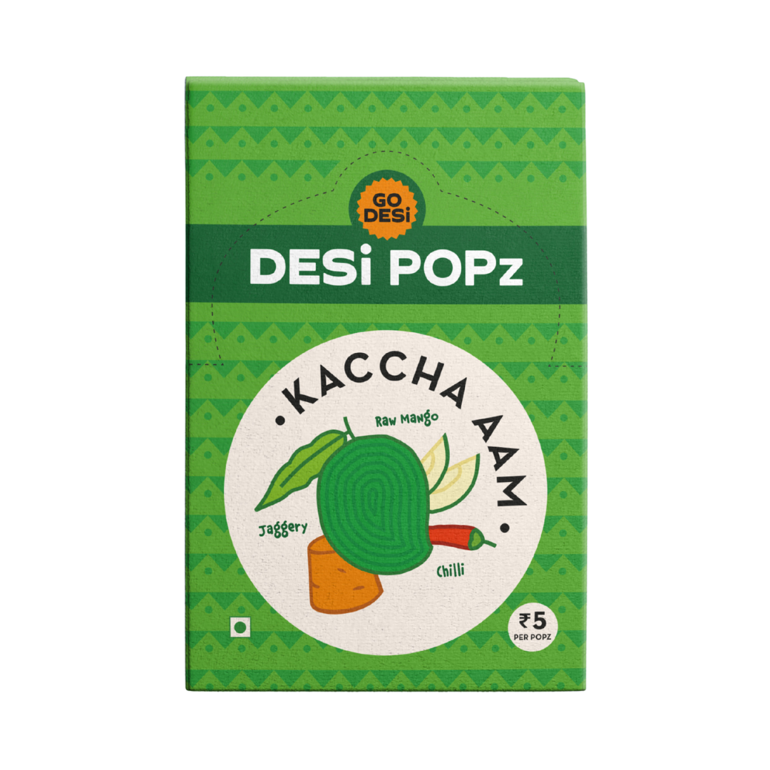 DESi Popz Kaccha Aam | Made with Jaggery | Pack of 50
