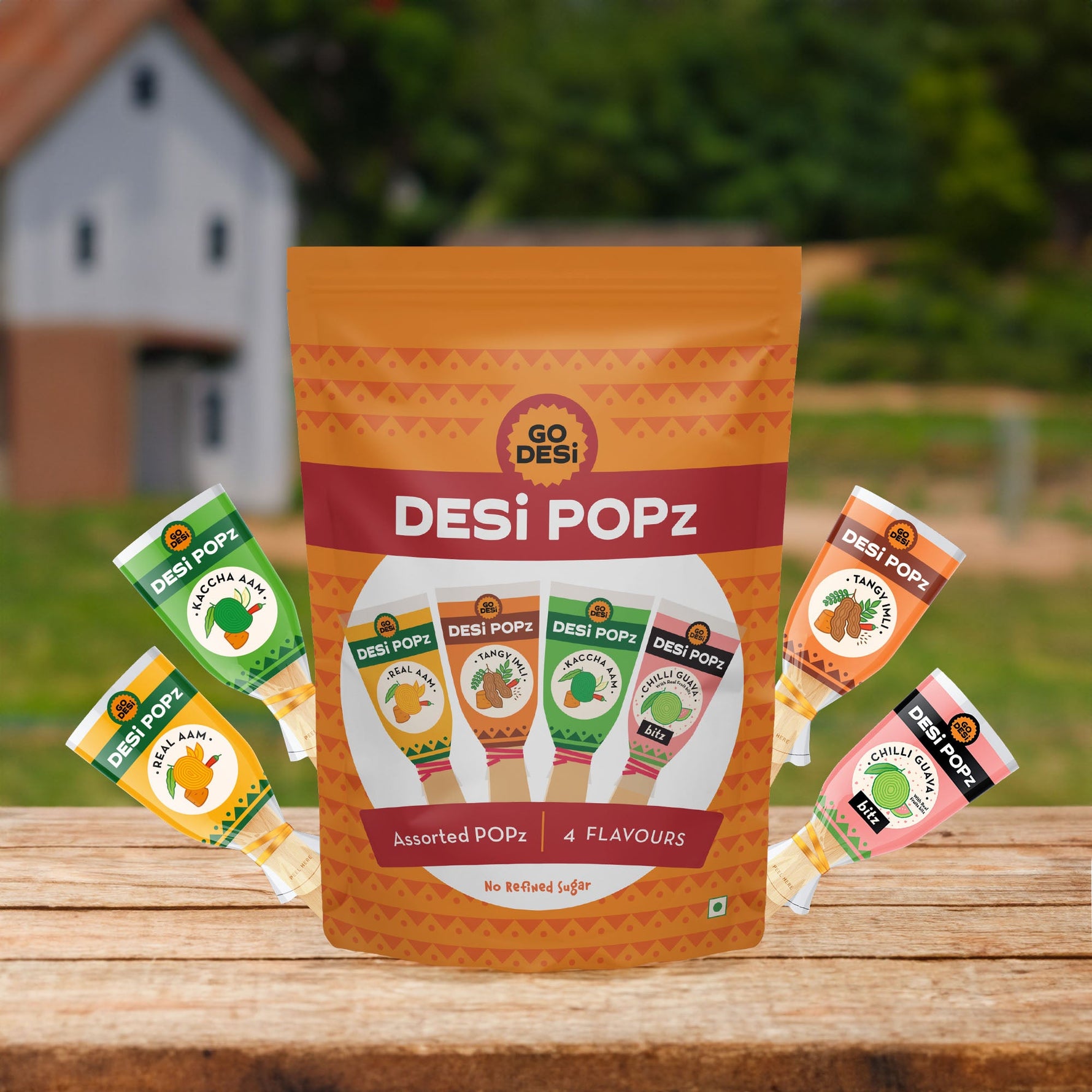 DESi Popz Assorted Pack x2 | 4 Flavours | Pack of 20