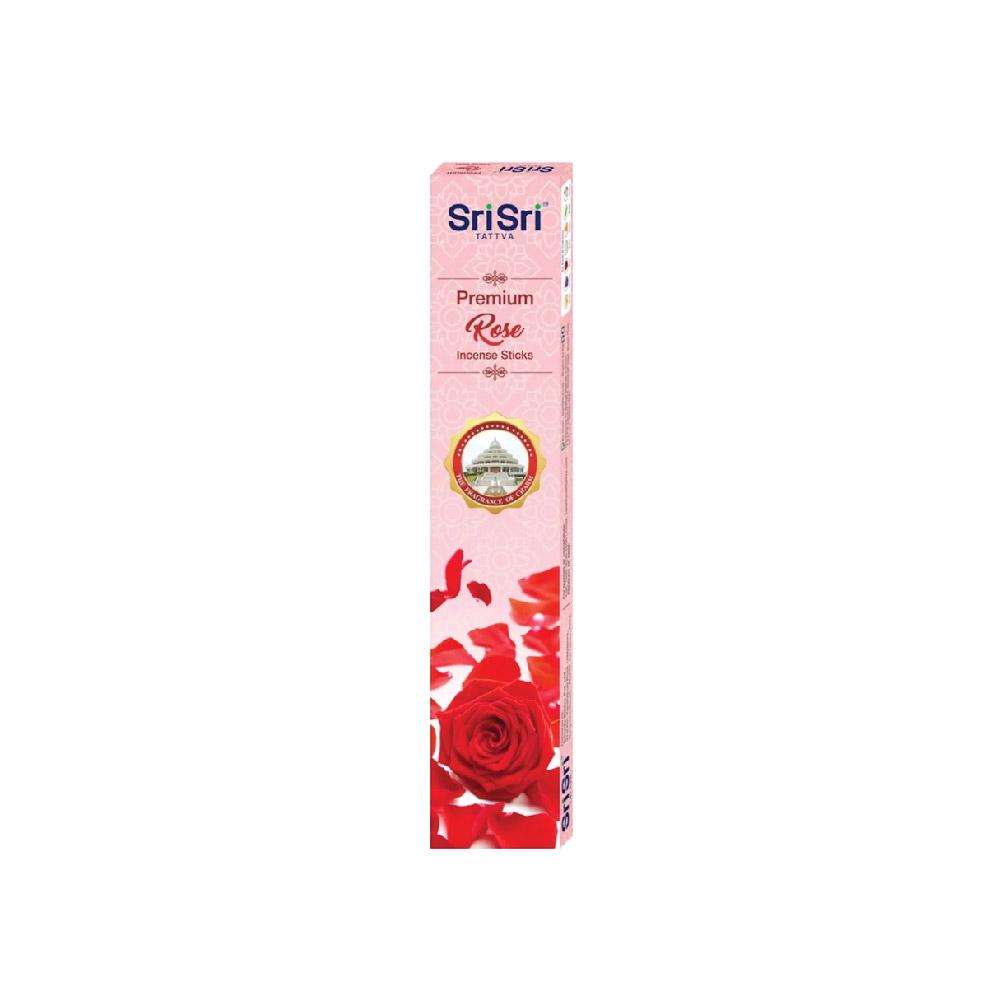 Premium Rose Incense Sticks For Pooja | 13 Agarbatti Sticks | Fragrances – Natural Rose | 20 g