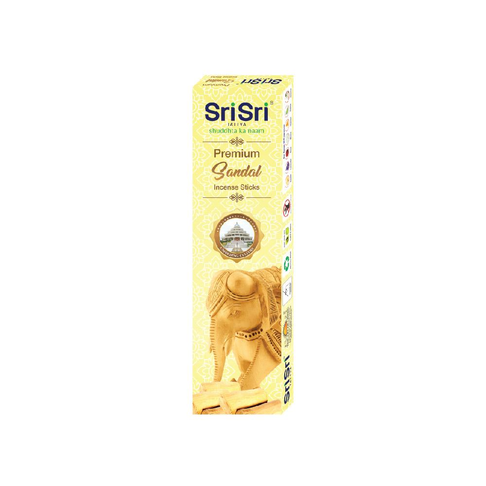Premium Sandal Incense Sticks For Pooja | 55 Agarbatti Sticks | Fragrances – Natural Sandal | 100 g