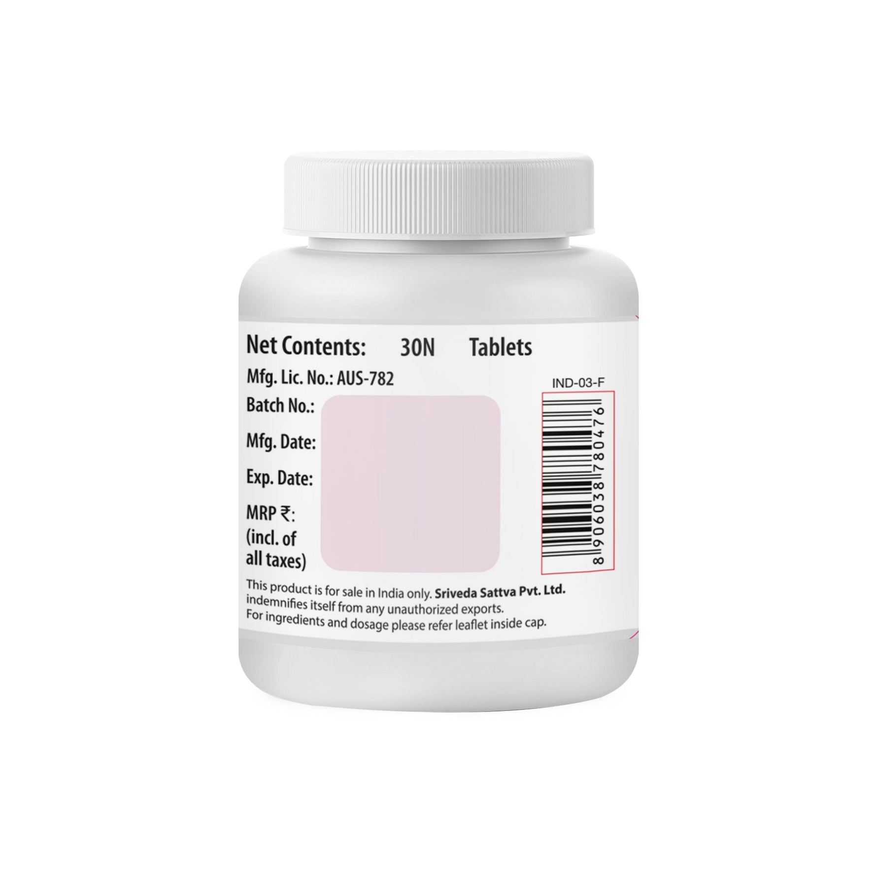 Rasnadi Vati  - Vata balance, 30Tabs | 500 mg