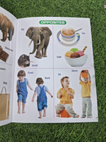 MY FIRST BOOK OF SHAPES,COLORS & OPPOSITES - Large Paperback- TearProof