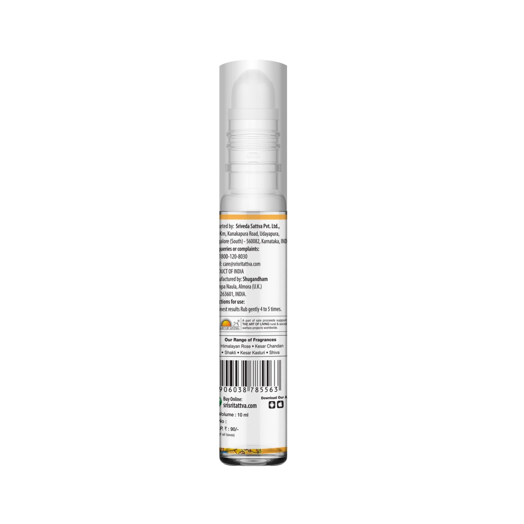 Roll On Perfume - Shakti, 10 ml