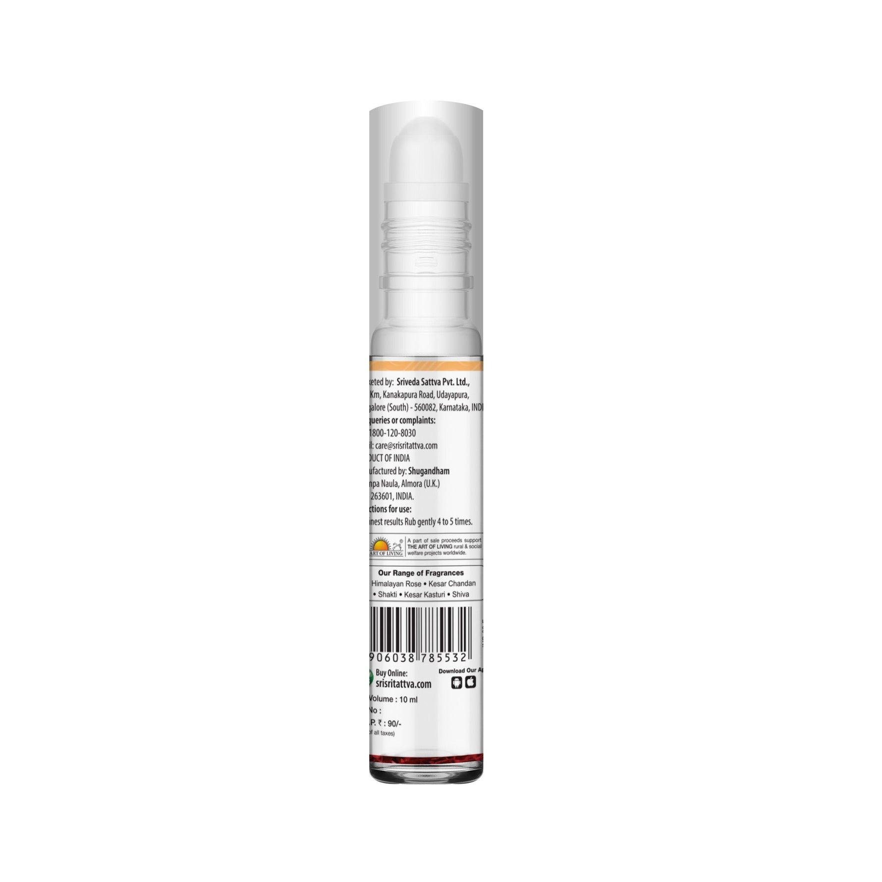 Roll On Perfume - Kesar Chandan, 10 ml