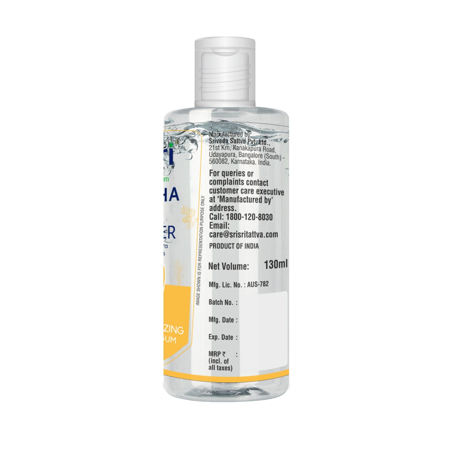 Swaccha Hand Sanitiser - Sandal - 130 ml