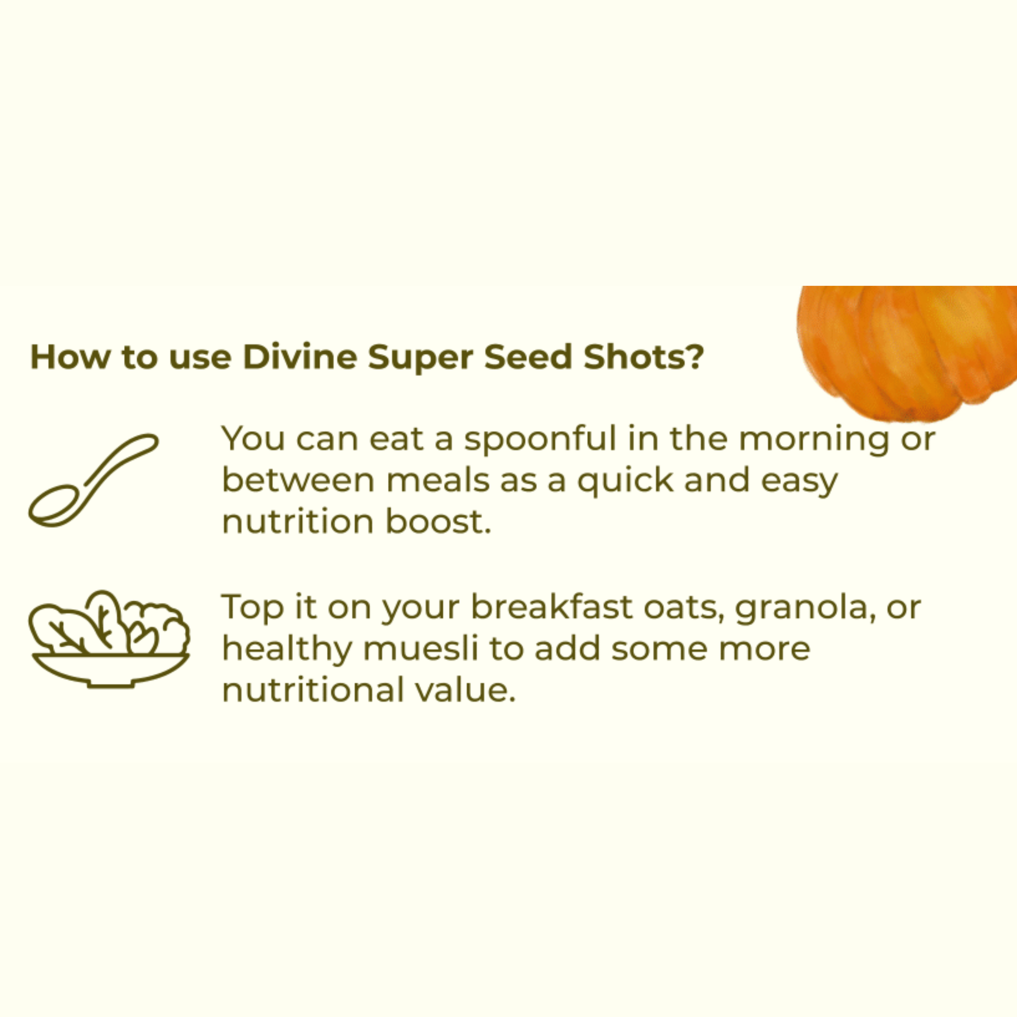 Super Seeds Shots (Natural Remedy For Hair Growth) Guilty Free Snacking Made With 5 Premium Seeds