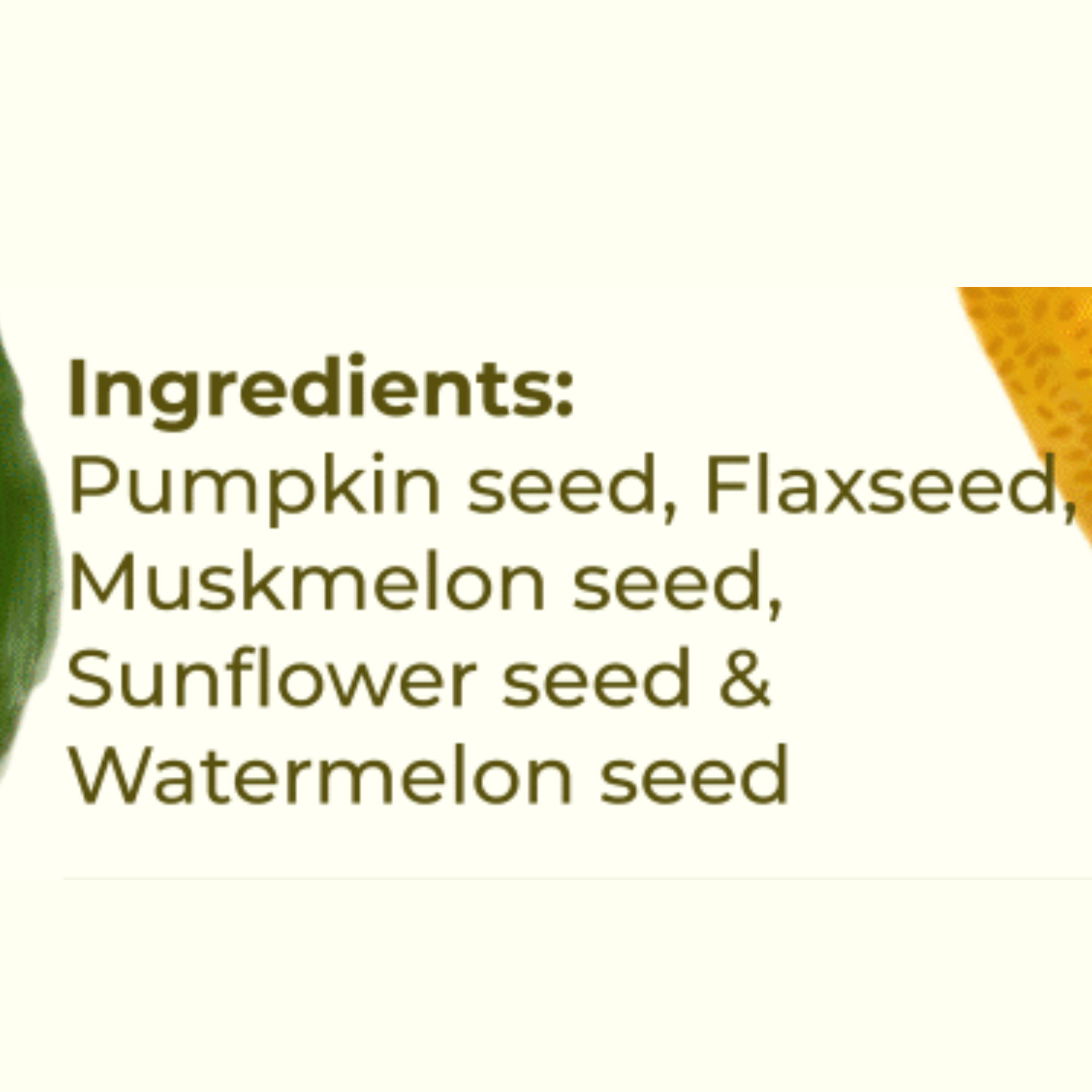 Super Seeds Shots (Natural Remedy For Hair Growth) Guilty Free Snacking Made With 5 Premium Seeds