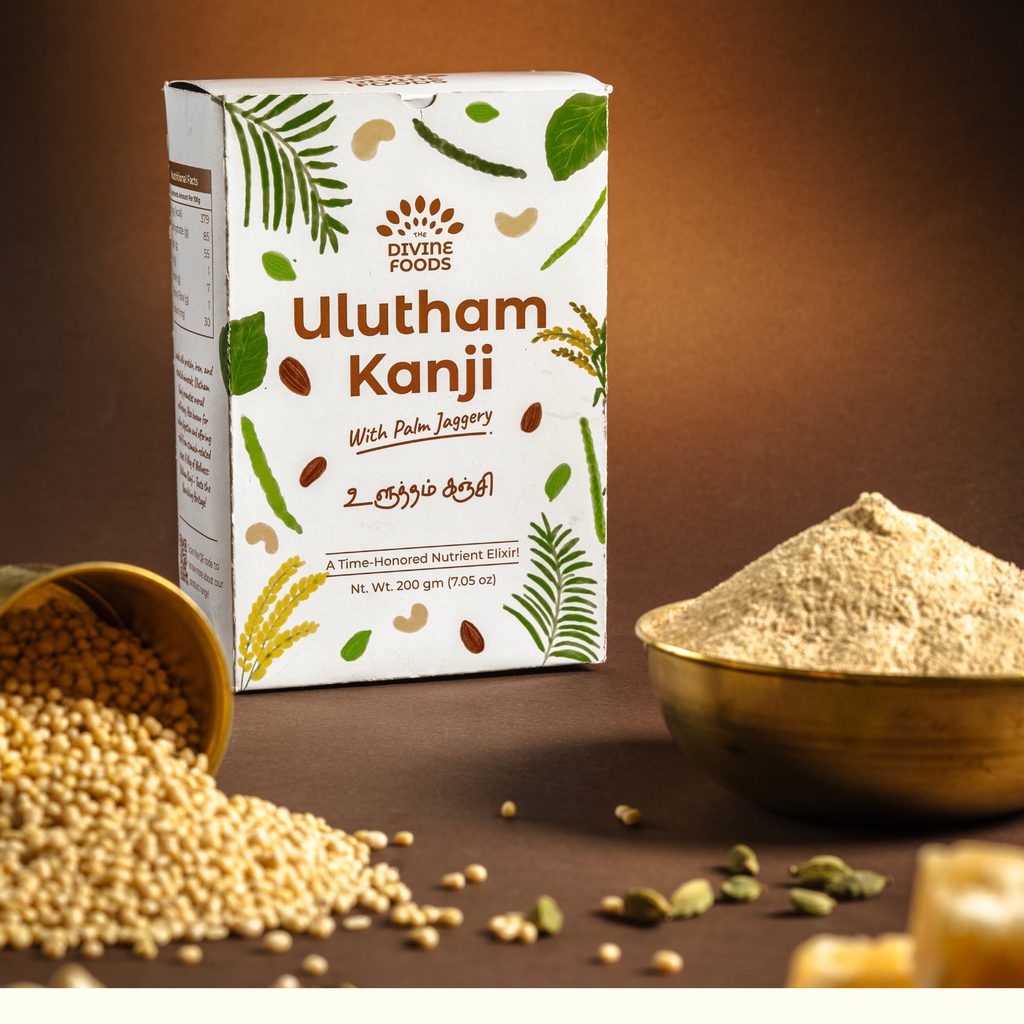 Ulutham Kanji (Urad Dhal Porridge With Palm Jaggery) Great for Bone Health