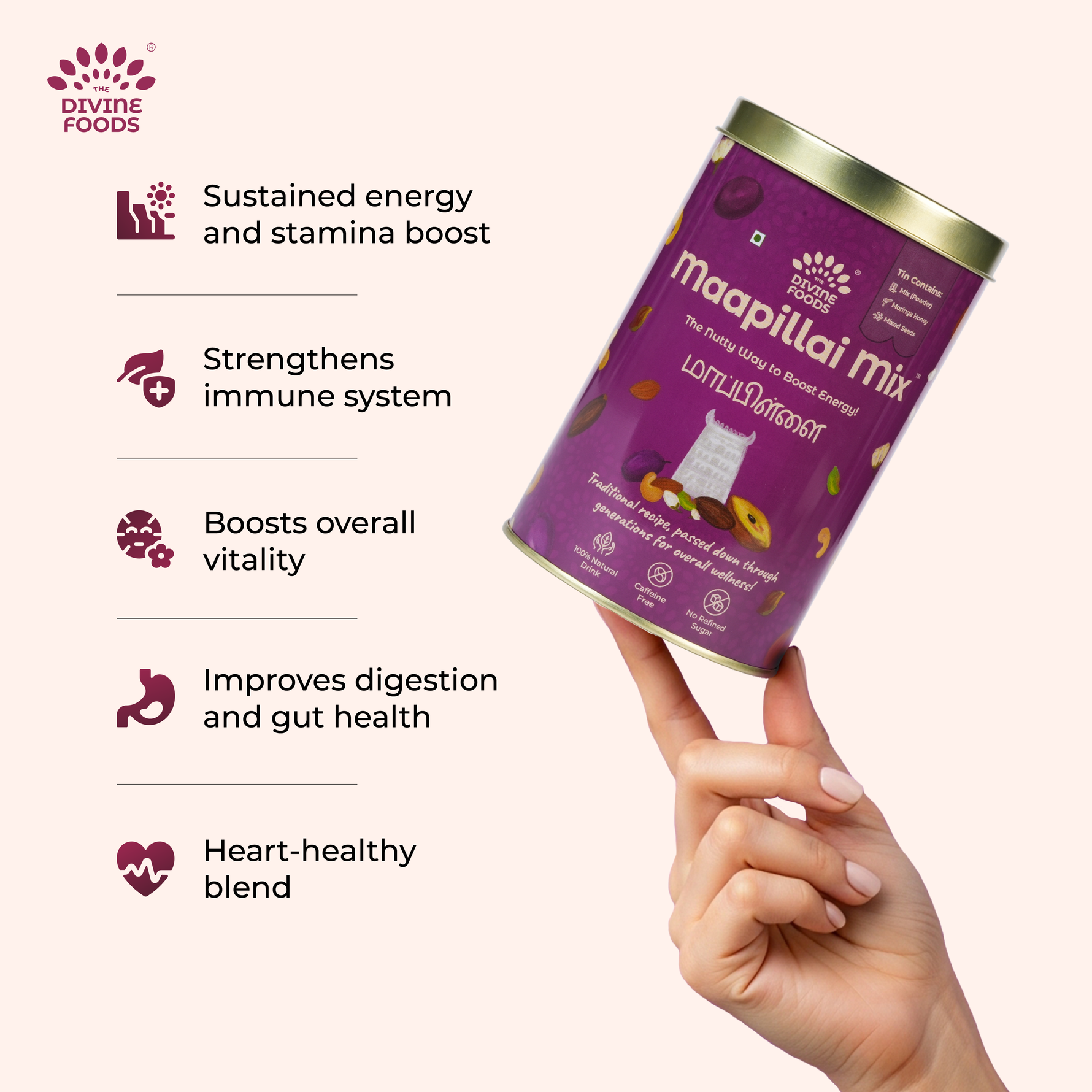 Madurai Maapillai Power Mix Kit  (Maapillai mix powder 250 gm + Moringa honey 40 gm+ Premium mixed seeds 50 gm)